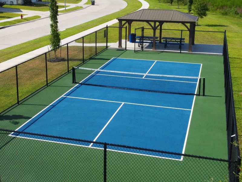 Stay out of the kitchen! Winfrey Estates features a regulation size pickleball court!