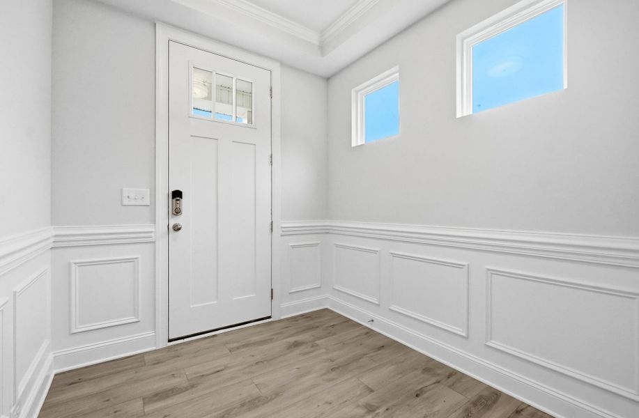 Spacious, unfurnished interior of a new home in Caldwell Forest, Charlotte (Image 15). Spacious, unfurnished interior of a new home in Caldwell Forest, Charlotte (Image 15).