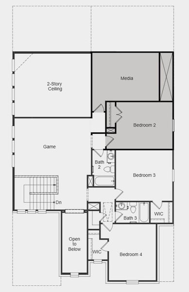 Additional Highlights Include: main floor bedroom with a full bath in place of a tandem garage, a private study, and a media room added upstairs.