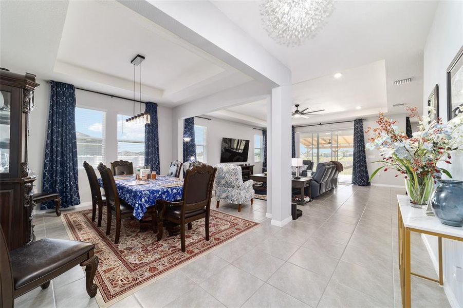 Furnished interior view inside a new home in Brookhaven, Ocala (Image 72).