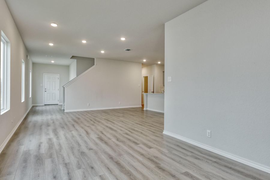 Representative unfurnished interior of a home built from the McKinney by Ashton Woods in Meadows at Hennersby Hollow 40's, San Antonio (Image 10).