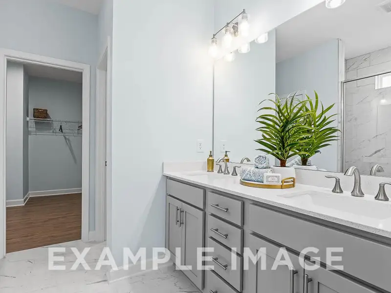 Furnished interior view inside a new home in Retreat at North Main, Lillington (Image 9).