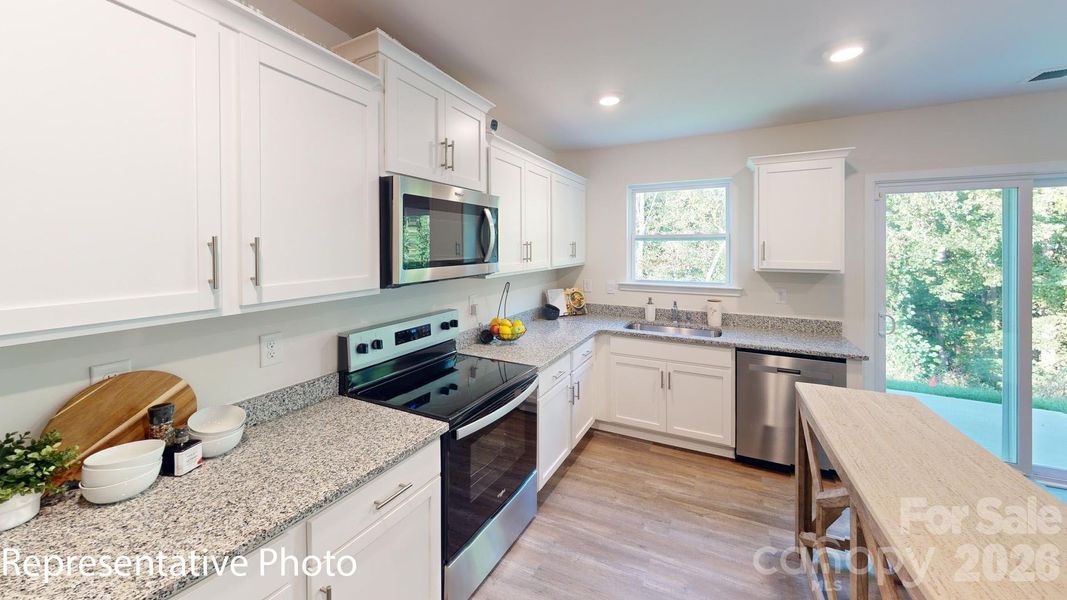 Furnished interior view inside a new home in Huffman Ridge, Hickory (Image 9).