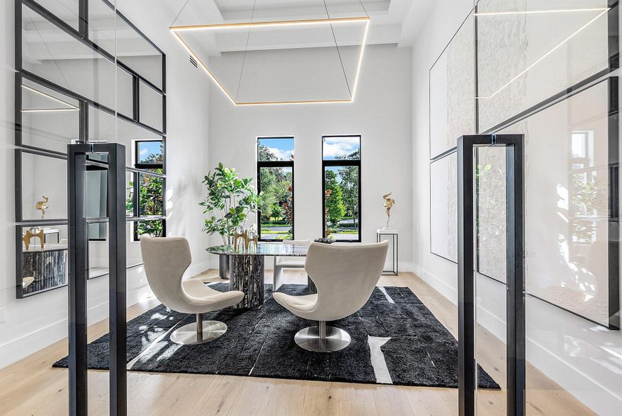 Furnished interior view inside a new home in , Delray Beach (Image 48).