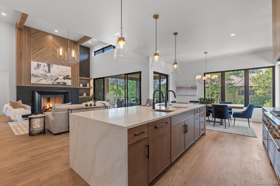 Furnished interior view inside a new home in , Castle Rock (Image 17).