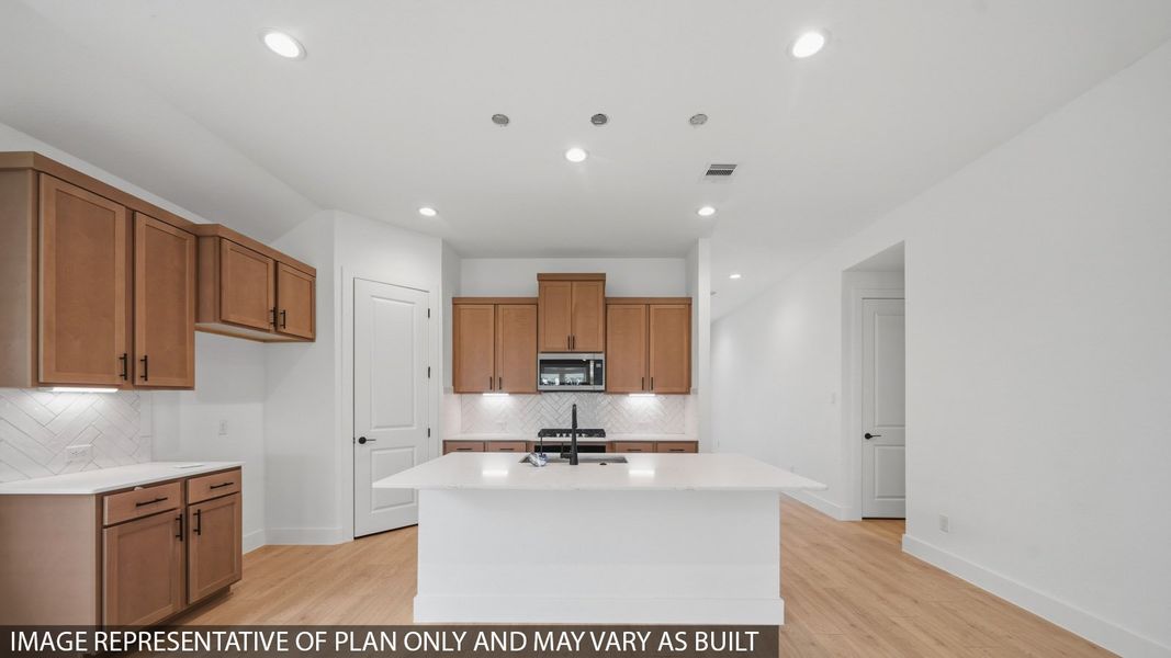 Furnished interior view inside a new home in Hills of Westlake, Conroe (Image 9).