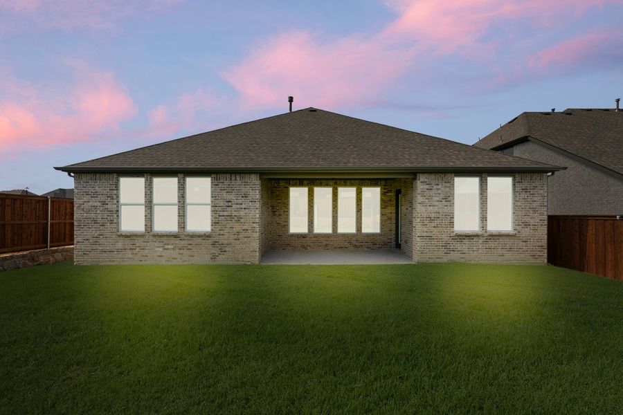 Exterior details and patio area of a home in Nelson Lake Estates, Rockwall (Image 3).