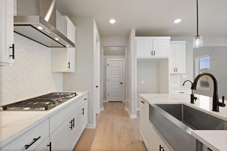 Furnished interior view inside a new home in Heritage, Dripping Springs (Image 11).