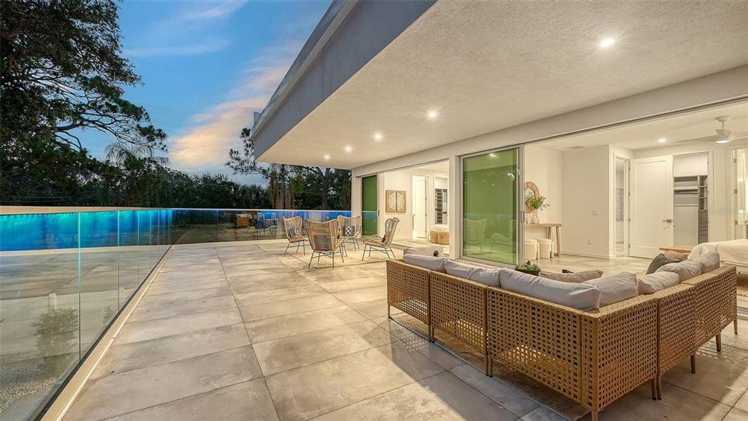 Exterior details and patio area of a home in , Sarasota (Image 34).