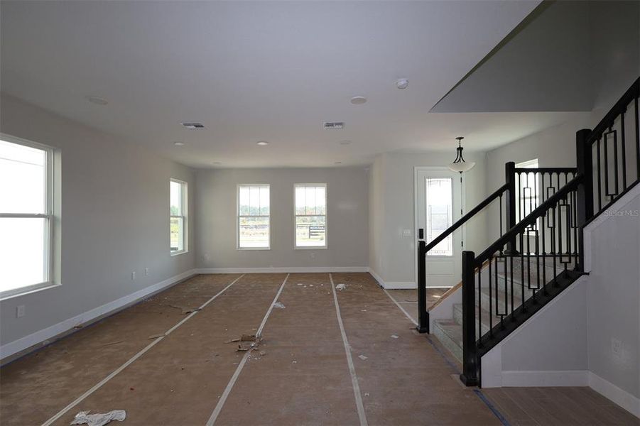 In-progress construction of a new home in Center Lake on the Park, St. Cloud, FL (Image 5).