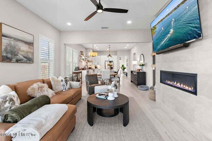 Furnished interior view inside a new home in , Jacksonville Beach (Image 14).