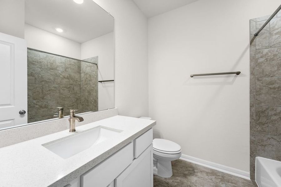 Furnished interior view inside a new home in Parkside on the River 60s, Georgetown (Image 9).