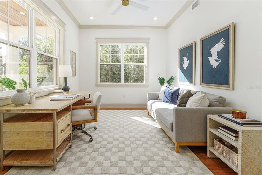 Furnished interior view inside a new home in , Lakeland (Image 50).