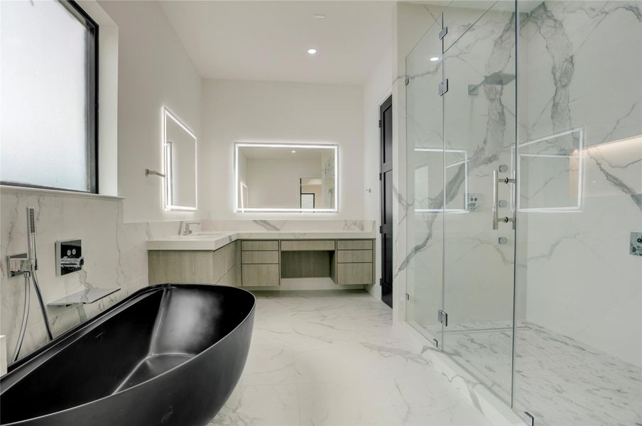 Furnished interior view inside a new home in , Houston (Image 24).