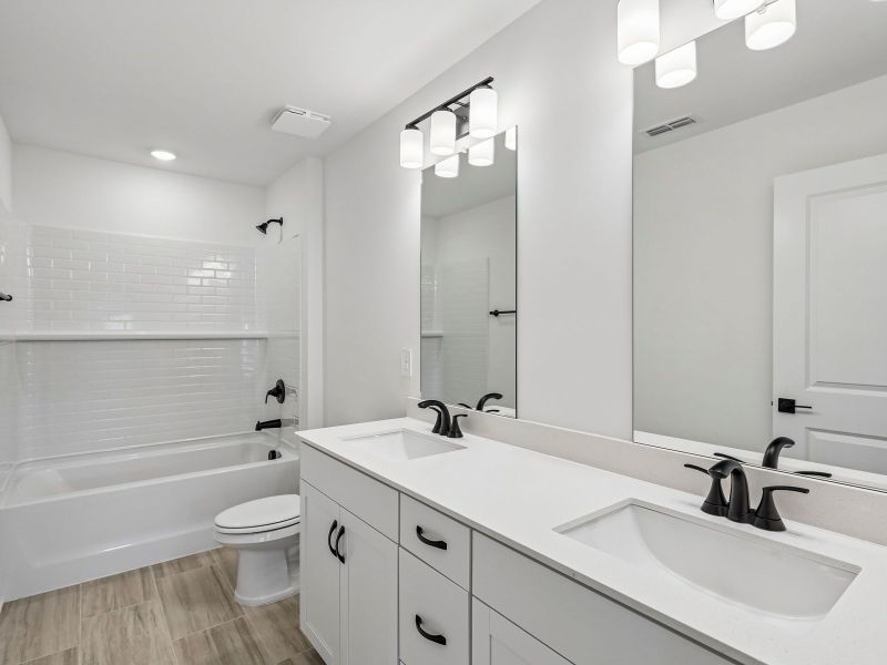 Furnished interior view inside a new home in Station Hill - Reserve Series, Franklin (Image 8). Furnished interior view inside a new home in Station Hill - Reserve Series, Franklin (Image 8).