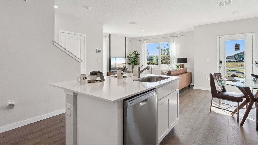 Furnished interior view inside a new home in Preston Cove, St. Cloud (Image 9).
