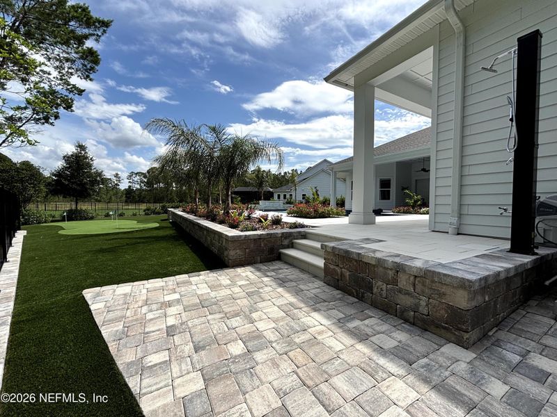 Exterior details and patio area of a home in Nocatee, Ponte Vedra (Image 21).