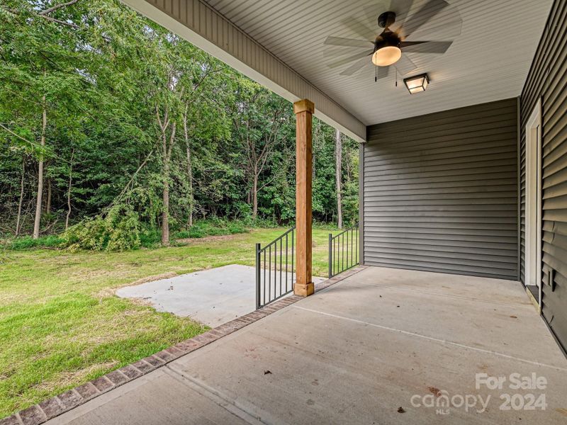 Rear Covered Porch