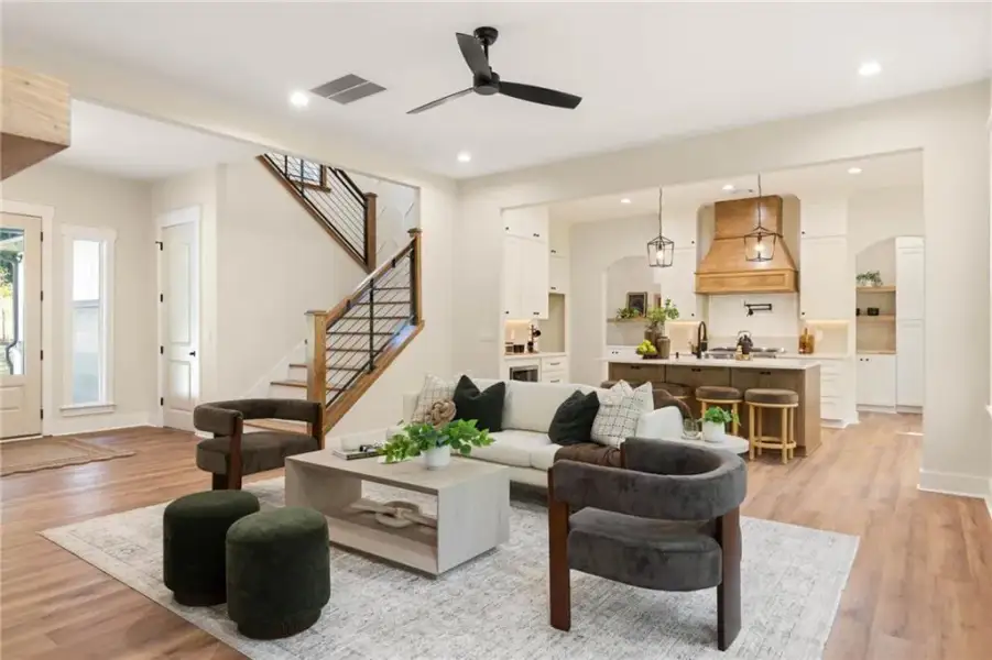 Furnished interior view inside a new home in , Snellville (Image 14).