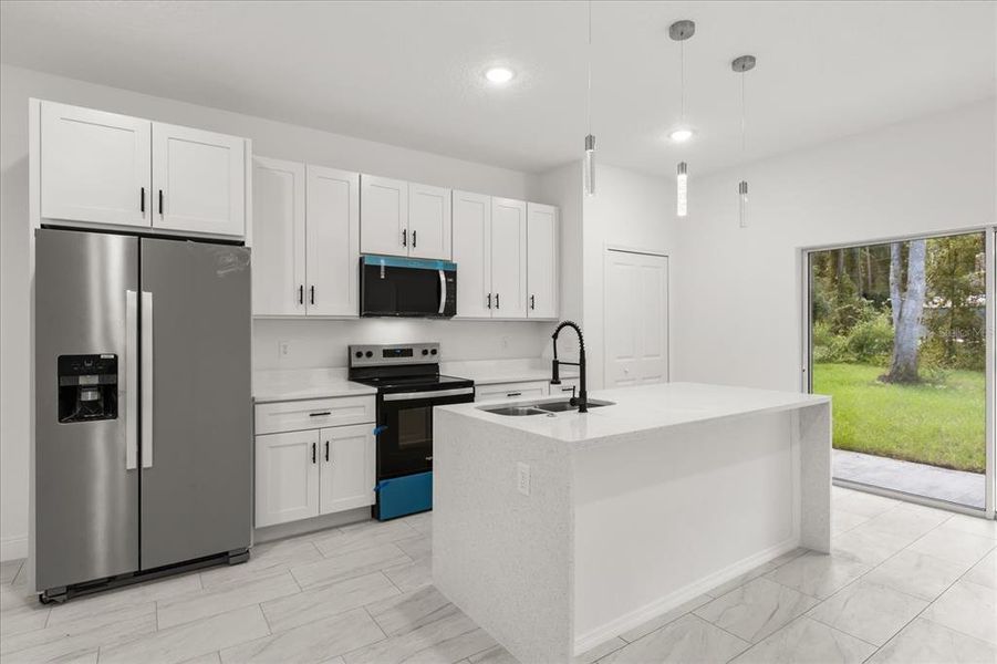Furnished interior view inside a new home in , Citrus Springs (Image 10).
