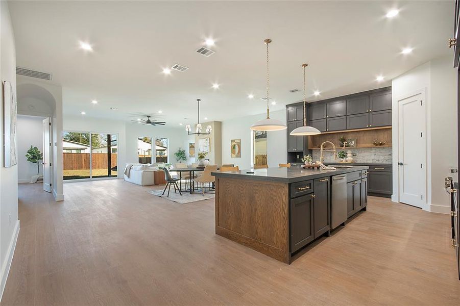 Furnished interior view inside a new home in , Dallas (Image 18).