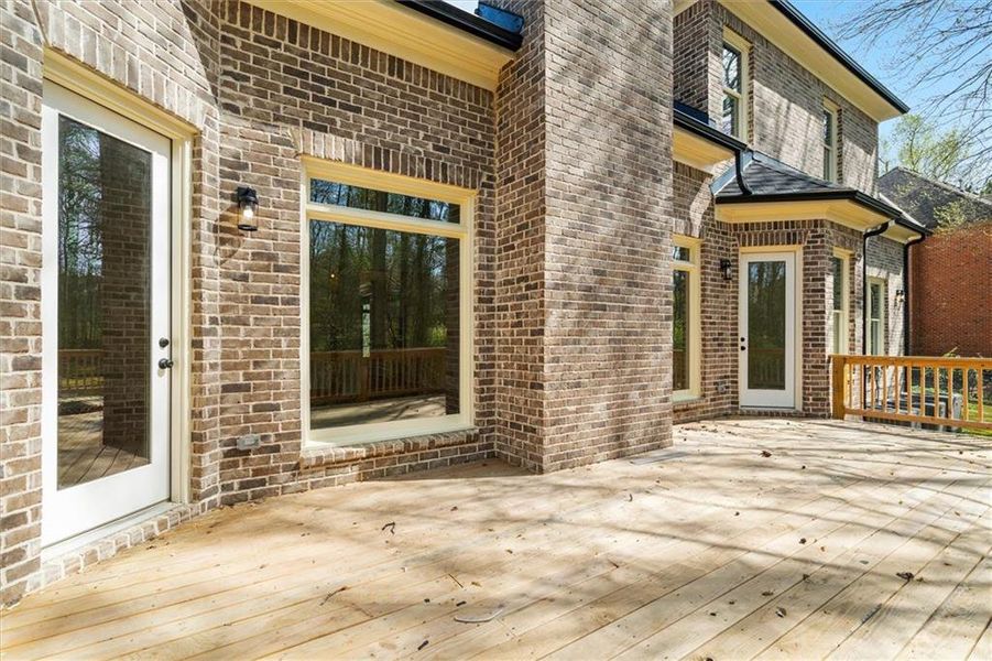 Exterior details and patio area of a home in Brookmont, Douglasville (Image 3).