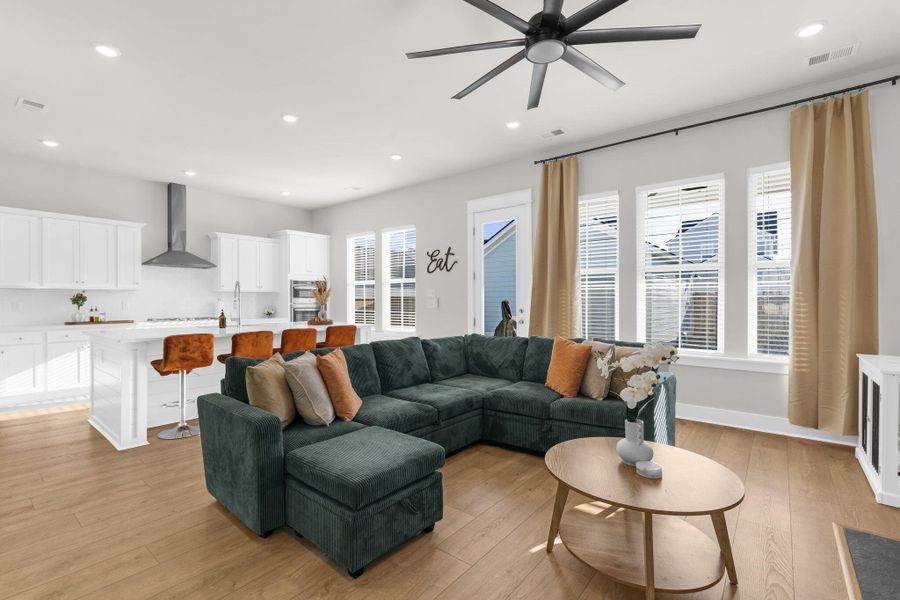 Furnished interior view inside a new home in Carnes Crossroads, Summerville (Image 25).