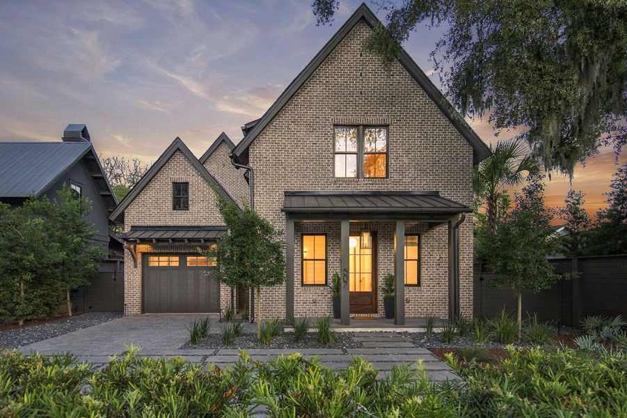Front exterior of a new home in , Mount Pleasant, SC, highlighting curb appeal (Image 36).
