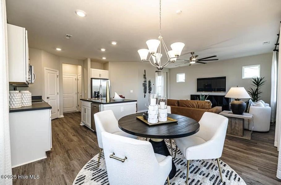 Furnished interior view inside a new home in Coastal Haven, Leland (Image 14).
