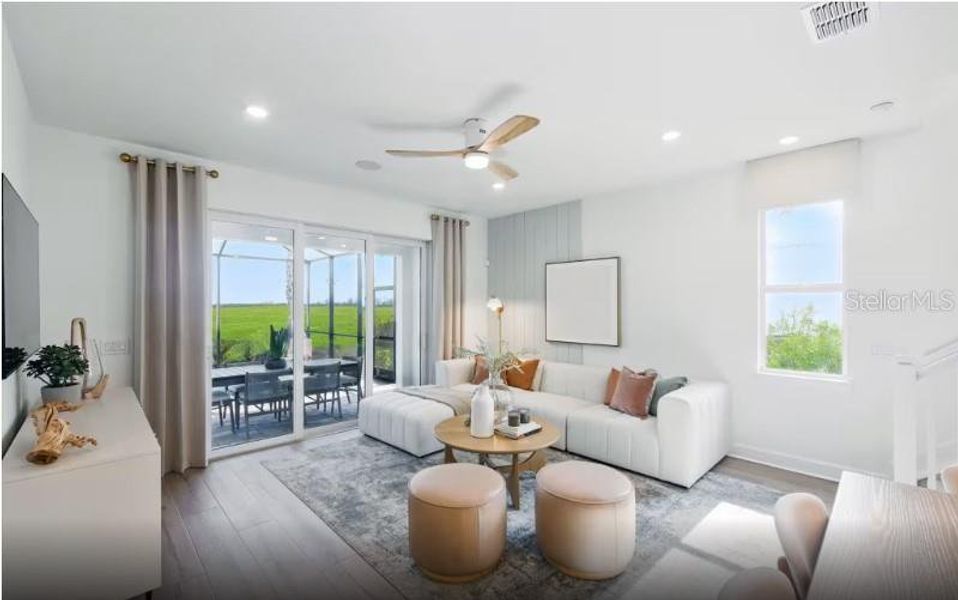 Furnished interior view inside a new home in SeaFlower, Bradenton (Image 7).