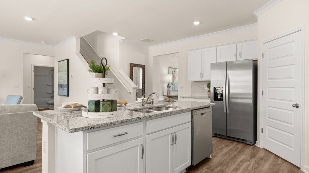 Representative furnished interior of a home built from the HAYDEN Express by D.R. Horton in WillowBrook, Winder (Image 15).