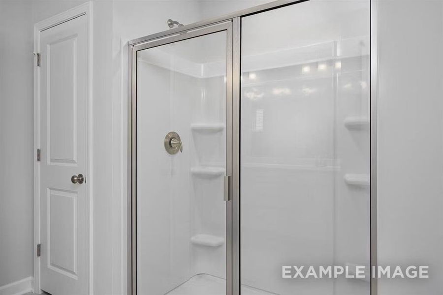 Bathroom with walk in shower