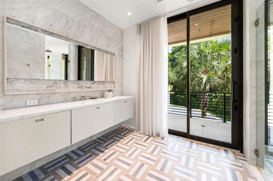 Furnished interior view inside a new home in , Coral Gables (Image 3).