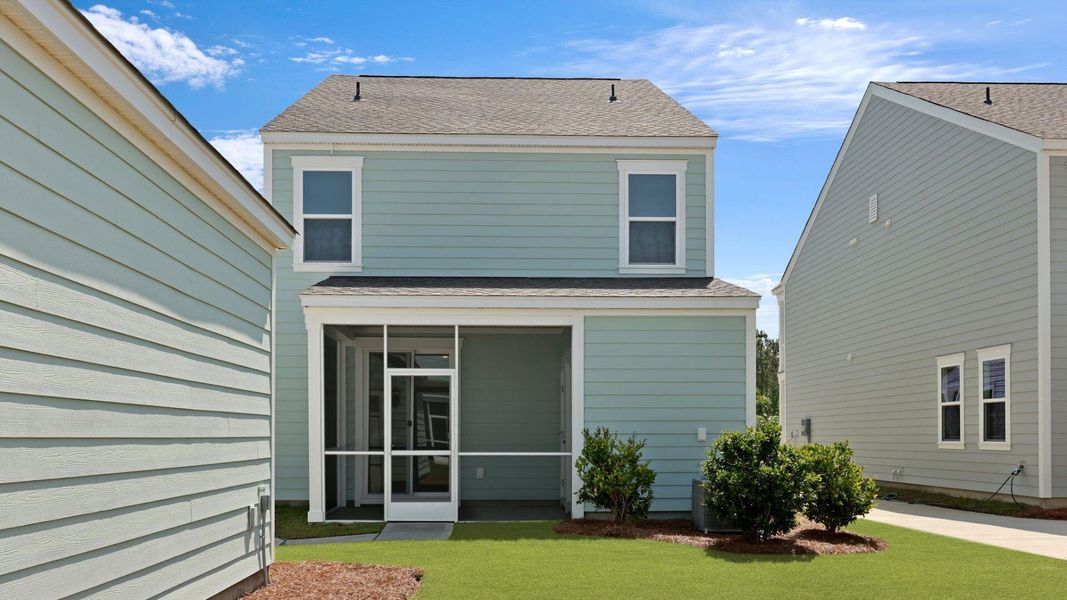 Front exterior of a new home in Sheep Island, Summerville, SC, highlighting curb appeal (Image 19).