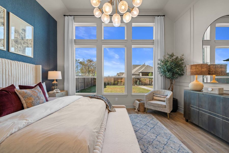 Representative furnished interior of a home built from the Rivercrest – 60s & 65s Lot by Chesmar Homes in Riceland, Mont Belvieu (Image 27).