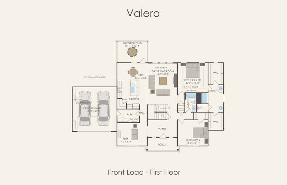 2D floor plan layout for the Valero by Centex in Wildwood Reserve, San Antonio, TX (Image 3). 2D floor plan layout for the Valero by Centex in Wildwood Reserve, San Antonio, TX (Image 3).