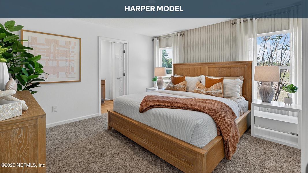 Furnished interior view inside a new home in , Bunnell (Image 15).