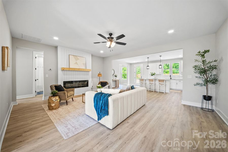 Furnished interior view inside a new home in , Concord (Image 38).