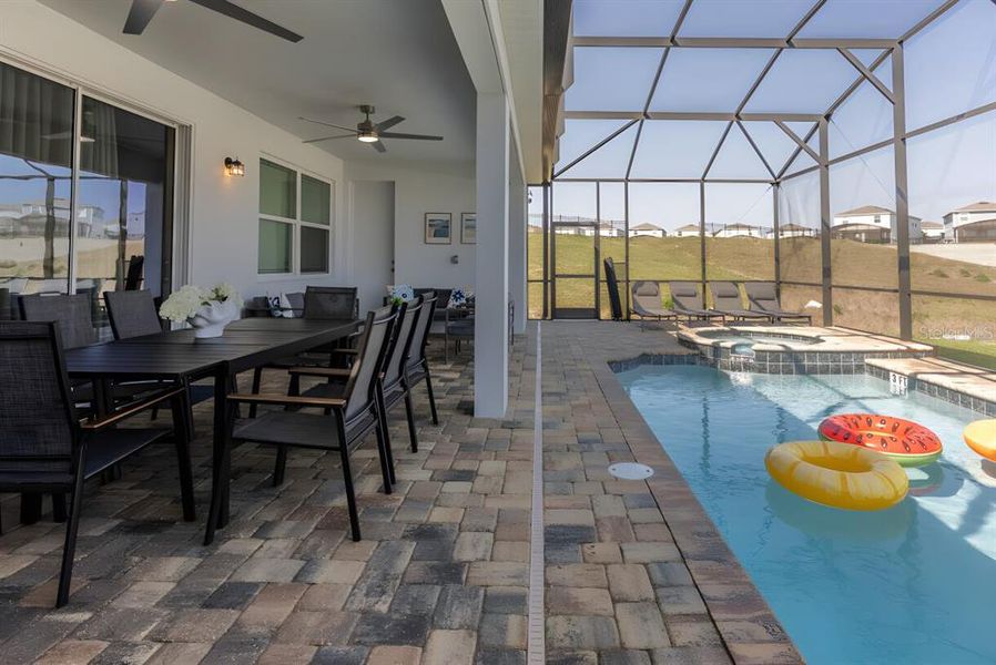 Exterior details and patio area of a home in , Davenport (Image 3).