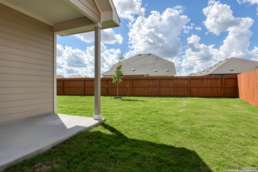 Exterior details and patio area of a home in Megan's Landing 50's, Castroville (Image 4). Exterior details and patio area of a home in Megan's Landing 50's, Castroville (Image 4).