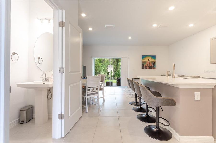 Furnished interior view inside a new home in , Sarasota (Image 8).