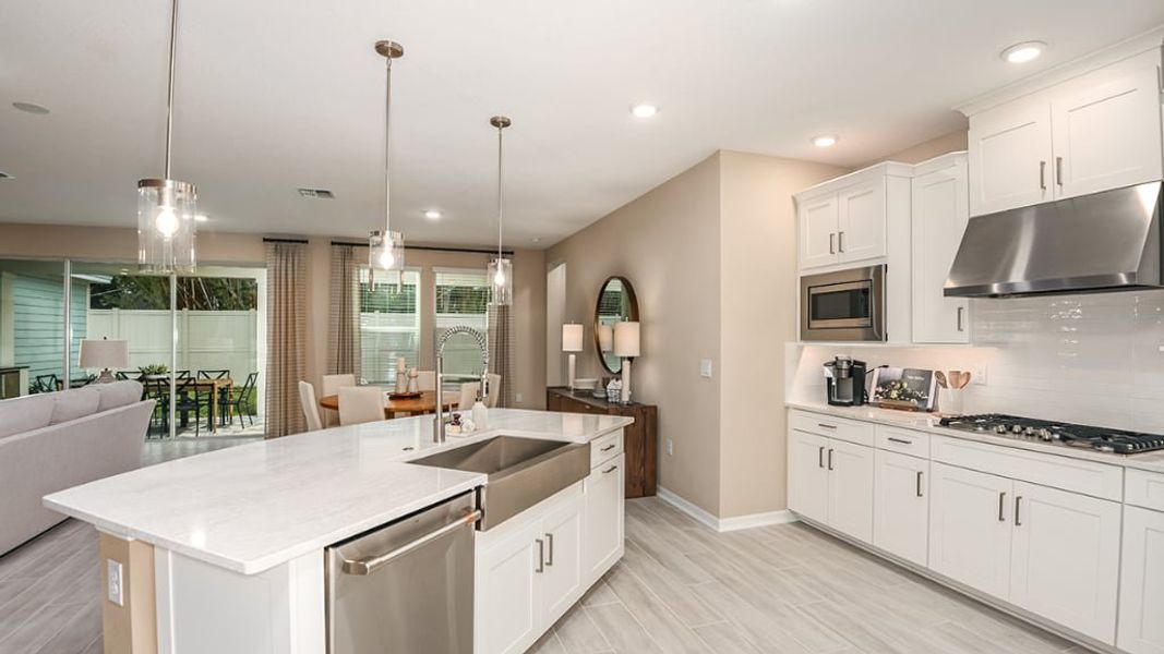 Furnished interior view inside a new home in Headwaters at Lofton Creek, Yulee (Image 16).
