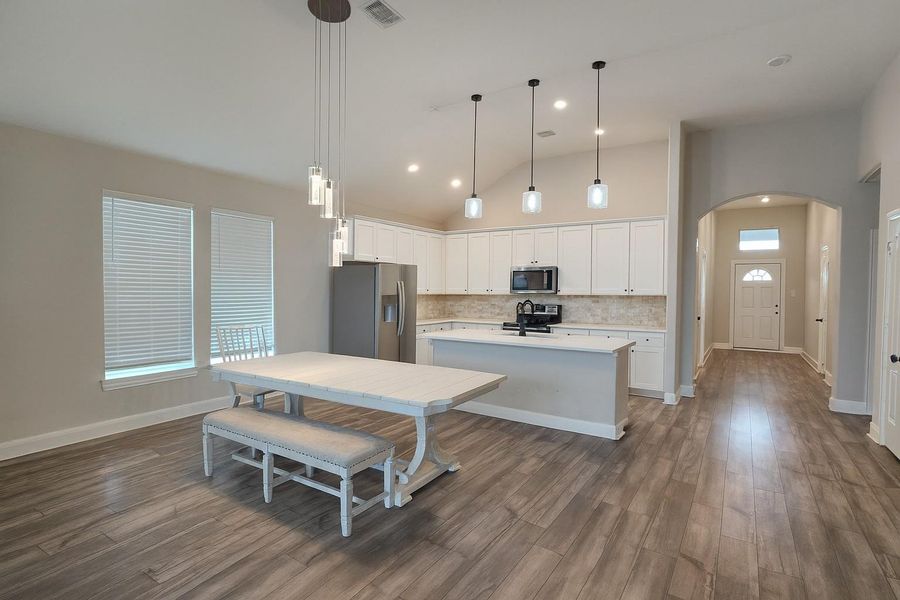 Furnished interior view inside a new home in , Cleveland (Image 5).