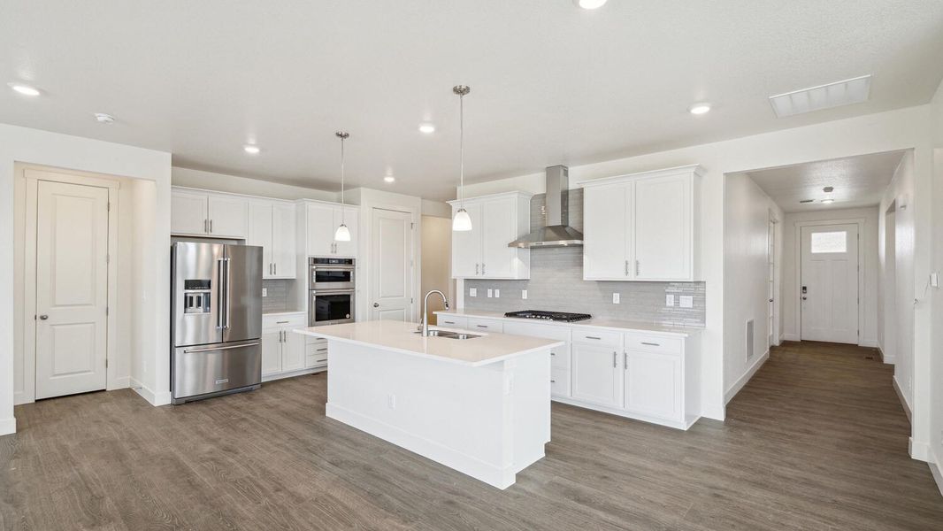 Furnished interior view inside a new home in Vantage, Berthoud (Image 7). Furnished interior view inside a new home in Vantage, Berthoud (Image 7).