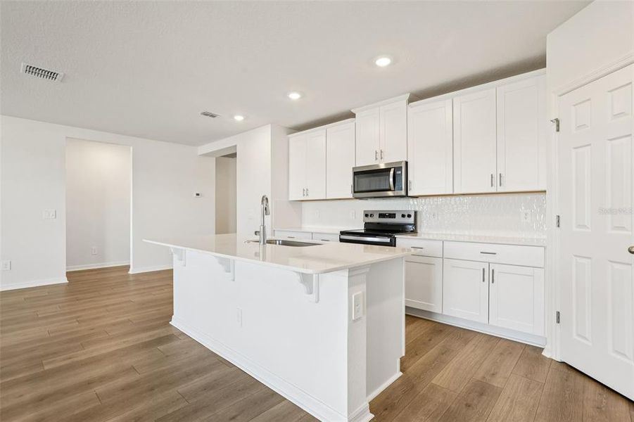Furnished interior view inside a new home in The Meadow at Crossprairie, St. Cloud (Image 6).