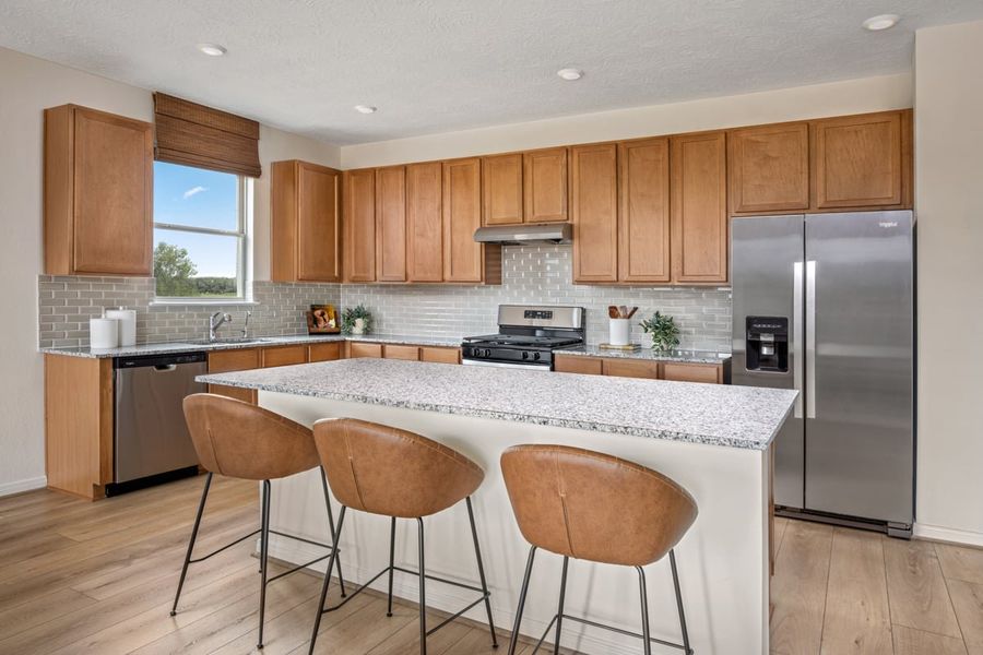Representative furnished interior of a home built from the 1888 Modeled by KB Home in Davina, Rosenberg (Image 5).