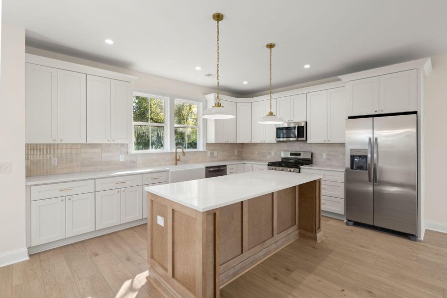 Furnished interior view inside a new home in , Charleston (Image 9).