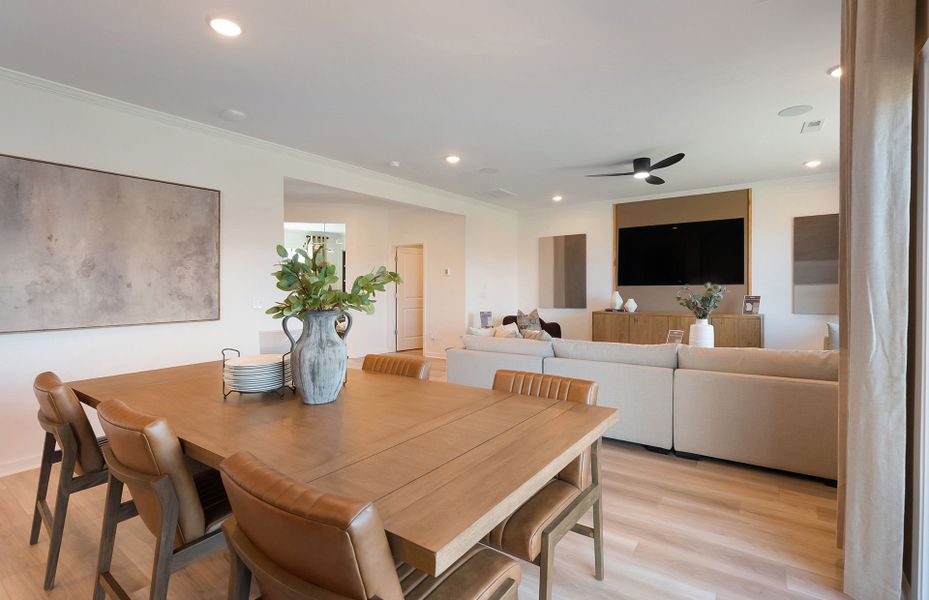 Furnished interior view inside a new home in Highlands of Carter's Station, Columbia (Image 30).