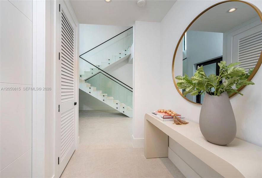 Furnished interior view inside a new home in , Miami (Image 44).