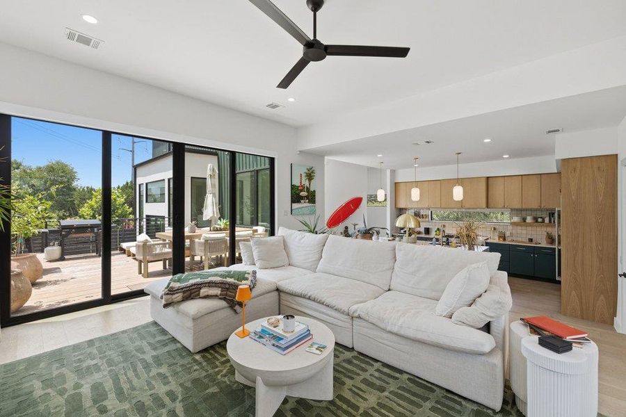 Furnished interior view inside a new home in , Austin (Image 18).